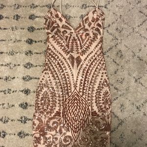 SOLD Fashion Nova Sequin Dress